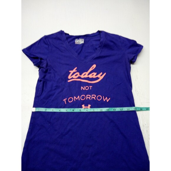 UNDER ARMOUR TECH Graphic Print Short Sleeve t-Shirt Women's Sz Small Petite - Picture 3 of 5